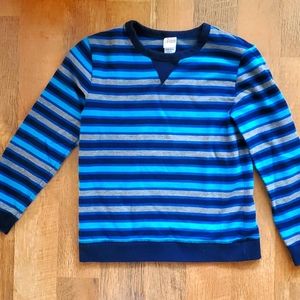 Circo Boys Blue and Grey Striped Sweatshirt Size‎ 8-10